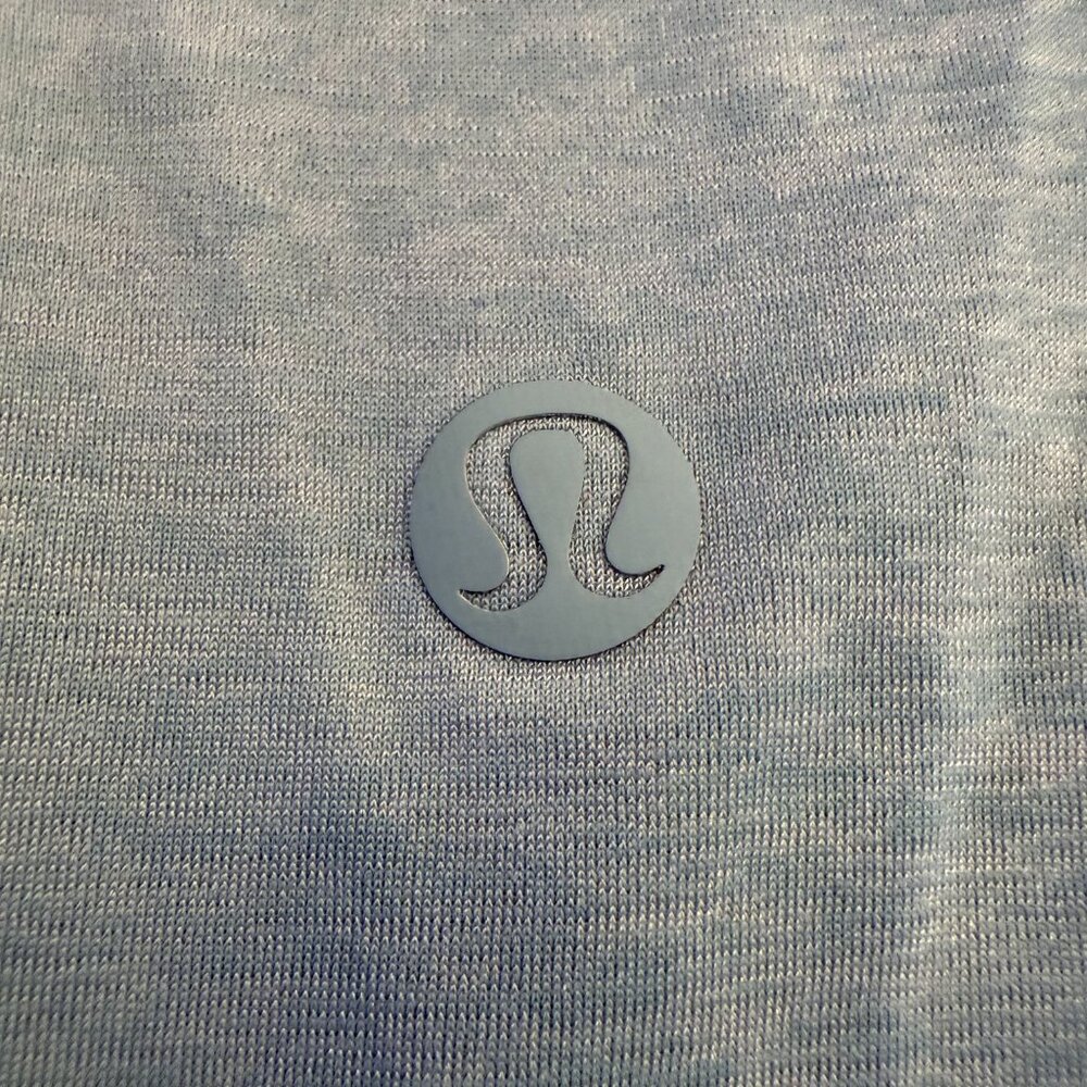 Lululemon Essential Tank *Pleated Blue Cast Size 10 - Picture 9 of 9
